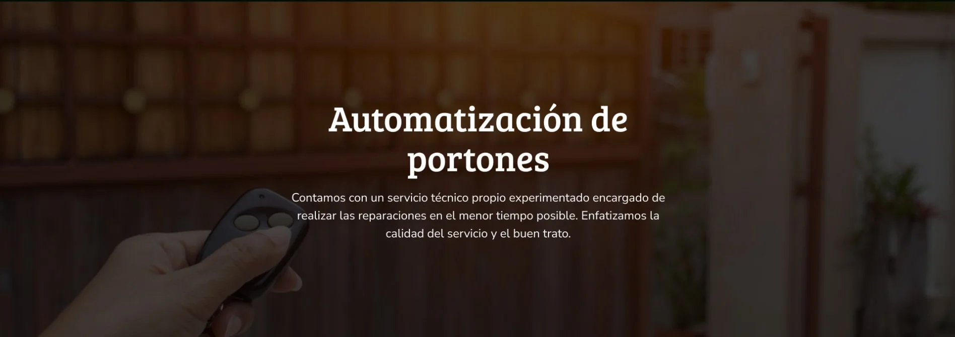 Automatizacion de portones en Buenos Aires